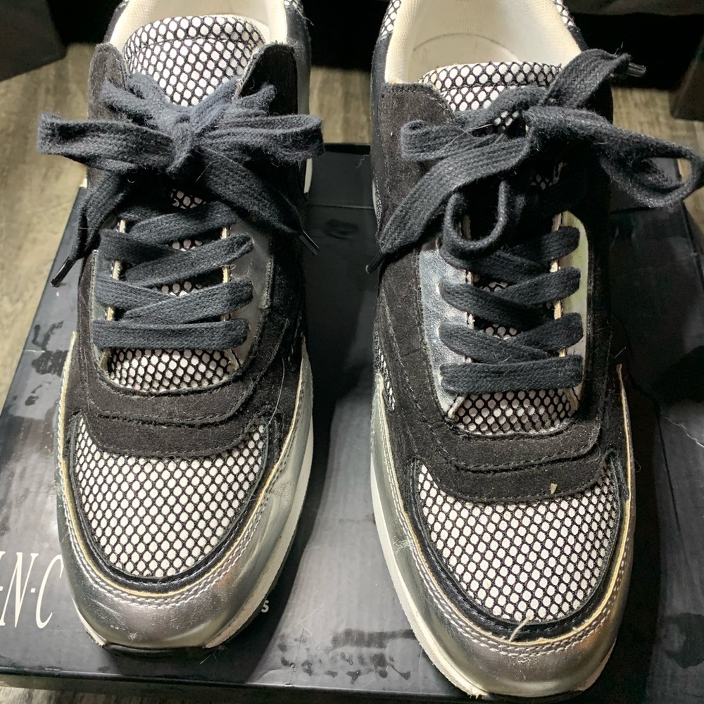 Black and White Sneakers